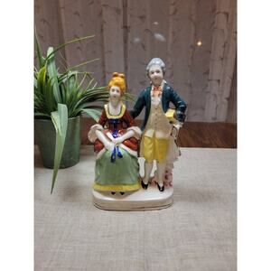 Vintage Colonial Couple, Courting Figurine, Occupied Japan